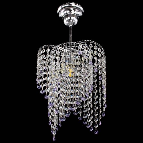 Люстра Вектор №5 фиолетовая в Подольске Гусь Хрустальный