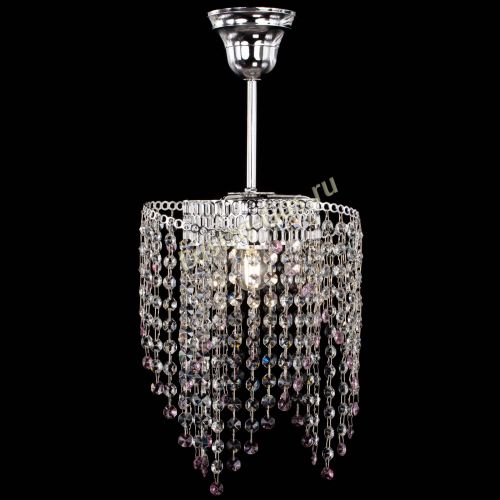 Люстра Вектор №5 розовая в Подольске Гусь Хрустальный