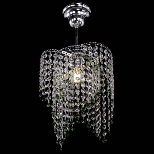 Люстра Вектор №5 зеленая в Подольске Гусь Хрустальный