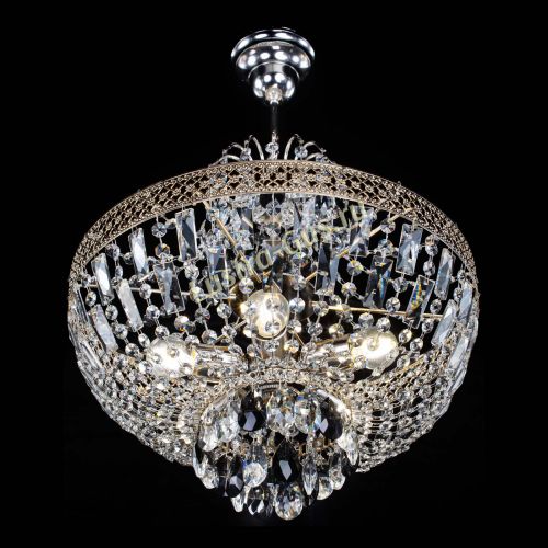 Люстра Венеция Астра №5 черная в Подольске Гусь Хрустальный