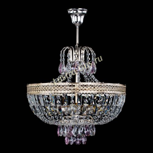 Люстра Венеция Астра №5 розовая в Подольске Гусь Хрустальный