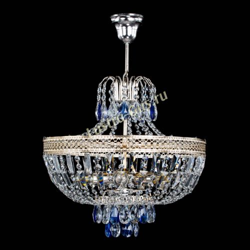 Люстра Венеция Астра №5 синяя в Подольске Гусь Хрустальный