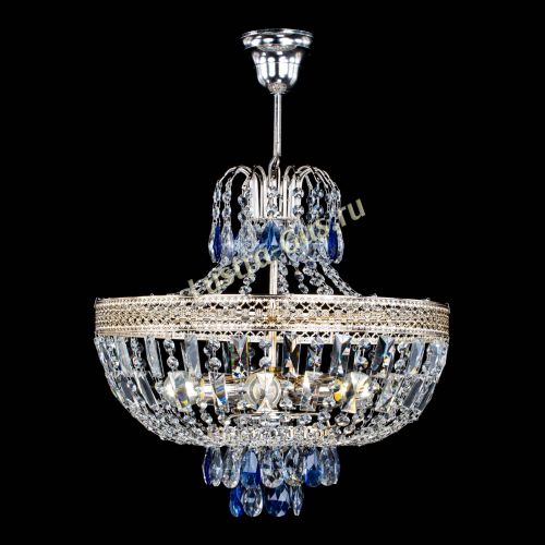 Люстра Венеция Астра №5 синяя в Подольске Гусь Хрустальный