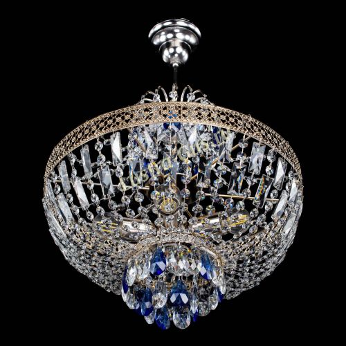 Люстра Венеция Астра №5 синяя в Подольске Гусь Хрустальный