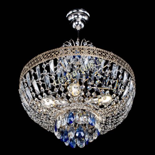 Люстра Венеция Астра №5 синяя в Подольске Гусь Хрустальный