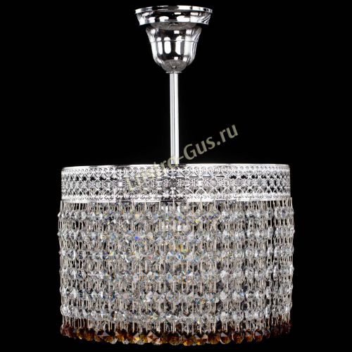 Люстра Венеция Капель №1 с подвесом Чайная в Подольске Гусь Хрустальный