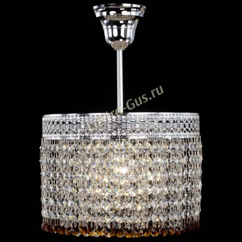 Люстра Венеция Капель №1 с подвесом Чайная в Подольске Гусь Хрустальный