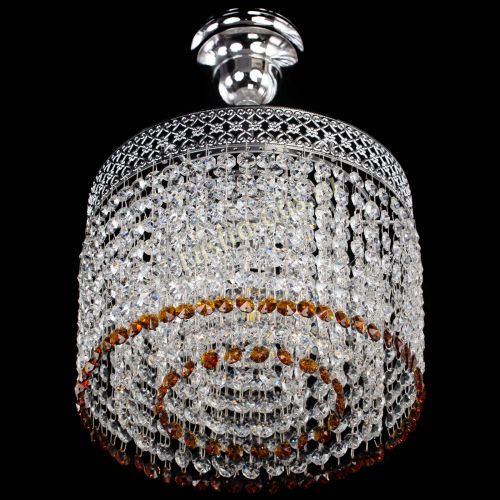 Люстра Венеция Капель №1 с подвесом Чайная в Подольске Гусь Хрустальный