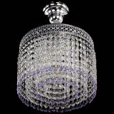 Люстра Венеция Капель №1 с подвесом Фиолетовая в Подольске