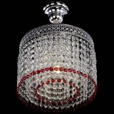 Люстра Венеция Капель №1 с подвесом Красная в Подольске