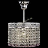 Люстра Венеция Капель №1 с подвесом Розовая в Подольске