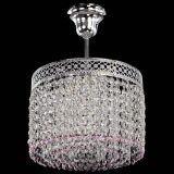 Люстра Венеция Капель №1 с подвесом Розовая в Подольске