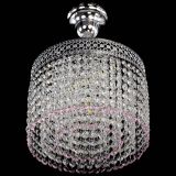 Люстра Венеция Капель №1 с подвесом Розовая в Подольске