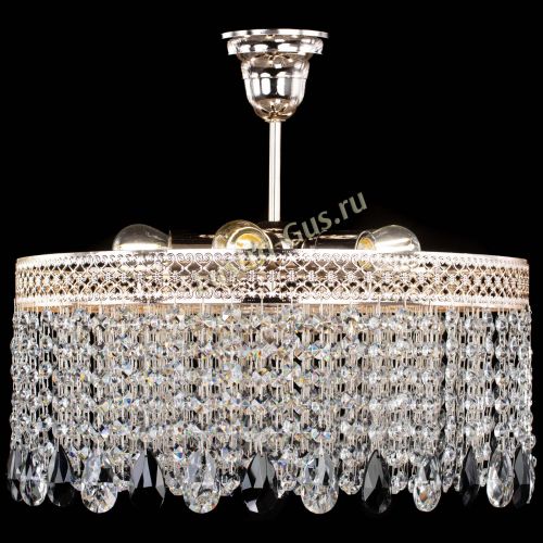 Люстра Венеция Капель журавлик черная в Подольске Гусь Хрустальный