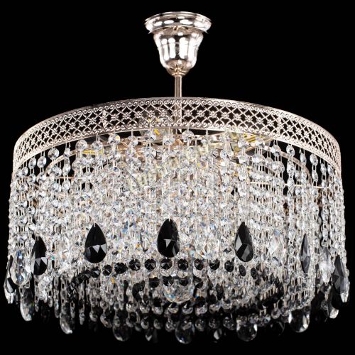 Люстра Венеция Капель журавлик черная в Подольске Гусь Хрустальный