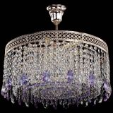 Люстра Венеция Капель журавлик фиолетовая в Подольске Люстра Венеция Капель журавлик фиолетовая в Подольске