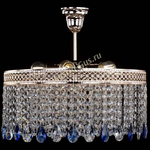 Люстра Венеция Капель журавлик синяя в Подольске Гусь Хрустальный