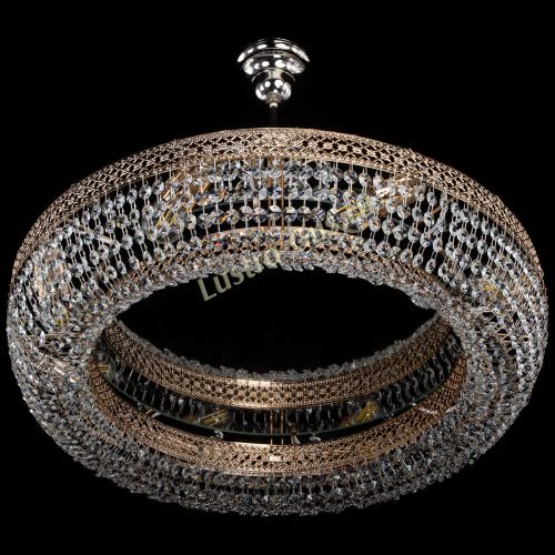 Люстра Венеция Кольцо с подвесом в Подольске Гусь Хрустальный