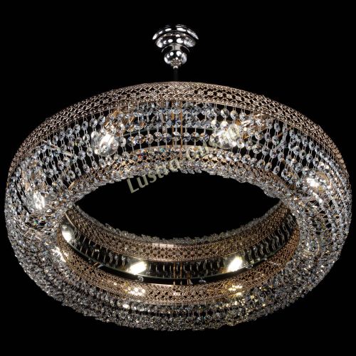 Люстра Венеция Кольцо с подвесом в Подольске Гусь Хрустальный