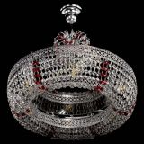 Люстра Венеция Кольцо с подвесом Красная в Подольске