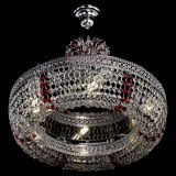 Люстра Венеция Кольцо с подвесом Красная в Подольске