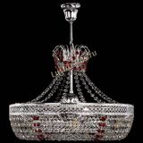 Люстра Венеция Кольцо с подвесом Красная в Подольске