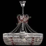 Люстра Венеция Кольцо с подвесом Красная в Подольске