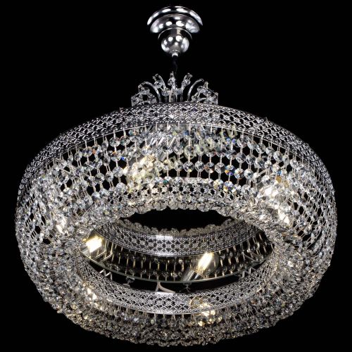 Люстра Венеция Кольцо с подвесом в Подольске Гусь Хрустальный