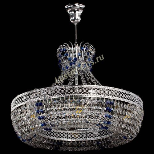 Люстра Венеция Кольцо с подвесом Синяя в Подольске Люстра Венеция Кольцо с подвесом Синяя в Подольске