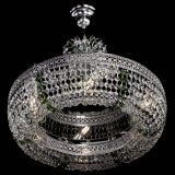 Люстра Венеция Кольцо с подвесом Зеленая в Подольске