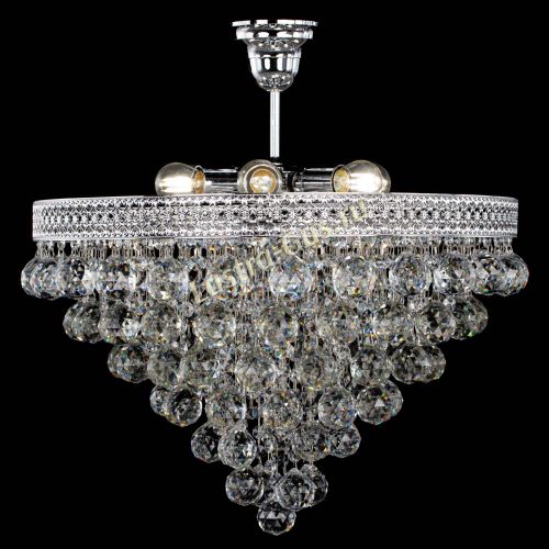 Люстра Венеция Пирамида шар 40 в Подольске Гусь Хрустальный