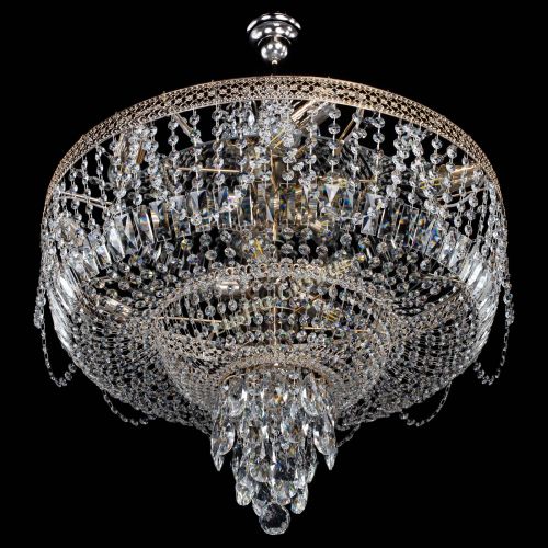 Люстра Венеция Водопад Каскад №13 с подвесом в Подольске Гусь Хрустальный