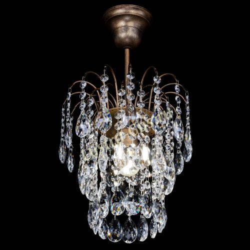 Люстра Весна журавлик под бронзу в Подольске Гусь Хрустальный