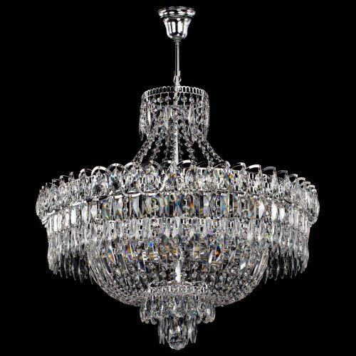 Люстра Водопад перо с подвесом в Подольске Гусь Хрустальный