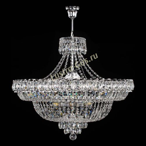 Люстра Водопад с подвесом  в Подольске Гусь Хрустальный