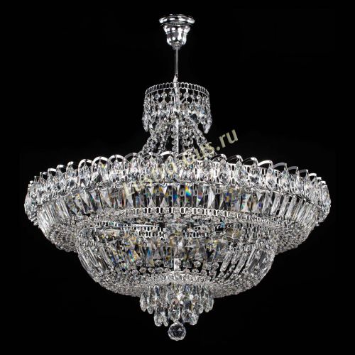 Люстра Водопад с подвесом  в Подольске Гусь Хрустальный