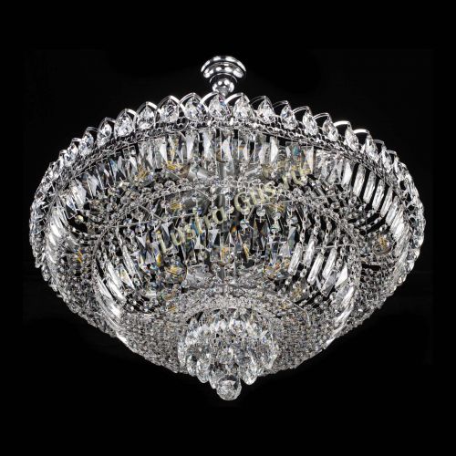 Люстра Водопад с подвесом  в Подольске Гусь Хрустальный