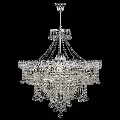 Люстра Водопад Софья с подвесом в Подольске Гусь Хрустальный