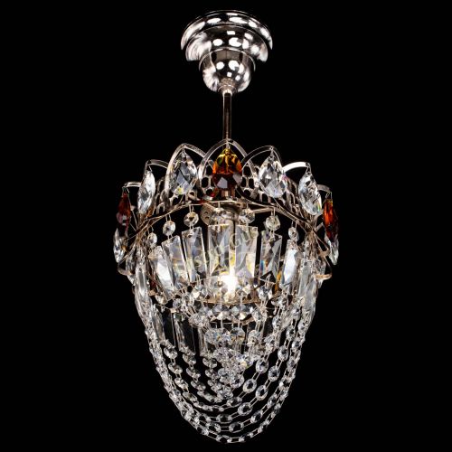 Люстра Водоворот №1 мини с подвесом чайная в Подольске Гусь Хрустальный