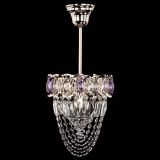 Люстра Водоворот №1 мини с подвесом фиолетовая в Подольске