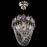 Люстра Водоворот №1 мини с подвесом фиолетовая в Подольске