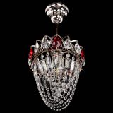 Люстра Водоворот №1 мини с подвесом красная в Подольске Люстра Водоворот №1 мини с подвесом красная в Подольске