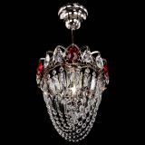 Люстра Водоворот №1 мини с подвесом красная в Подольске Люстра Водоворот №1 мини с подвесом красная в Подольске