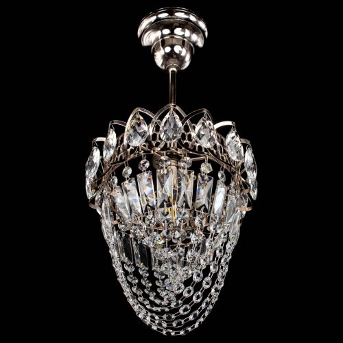 Люстра Водоворот №1 мини с подвесом в Подольске Гусь Хрустальный