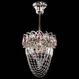 Люстра Водоворот №1 мини с подвесом розовая в Подольске