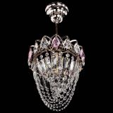 Люстра Водоворот №1 мини с подвесом розовая в Подольске