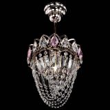 Люстра Водоворот №1 мини с подвесом розовая в Подольске