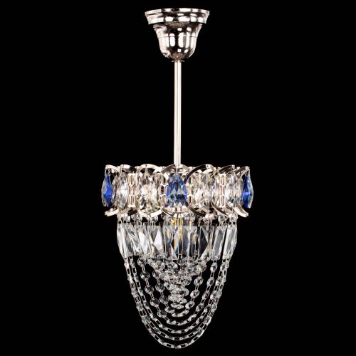 Люстра Водоворот №1 мини с подвесом синяя в Подольске Люстра Водоворот №1 мини с подвесом синяя в Подольске