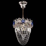 Люстра Водоворот №1 мини с подвесом синяя в Подольске Люстра Водоворот №1 мини с подвесом синяя в Подольске