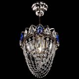 Люстра Водоворот №1 мини с подвесом синяя в Подольске Люстра Водоворот №1 мини с подвесом синяя в Подольске